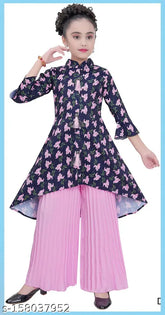 Elegant girls kurta sets in vibrant Indian colors for ages 5-9 years